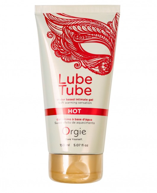 Интимный гель на водной основе Lube Tube Hot с разогревающим эффектом - 150 мл. - ORGIE - купить с доставкой в Сергиевом Посаде