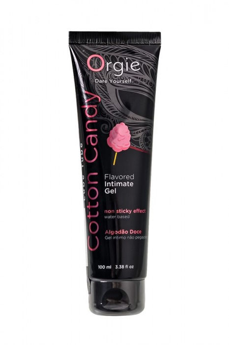 Интимный гель на водной осное Lube Tube Cotton Candy со вкусом сахарной ваты - 100 мл. - ORGIE - купить с доставкой в Сергиевом Посаде