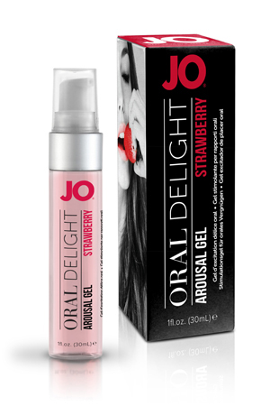 Клубничный лубрикант для оральных ласк Oral Delight Strawberry Sensation - 30 мл. - System JO - купить с доставкой в Сергиевом Посаде