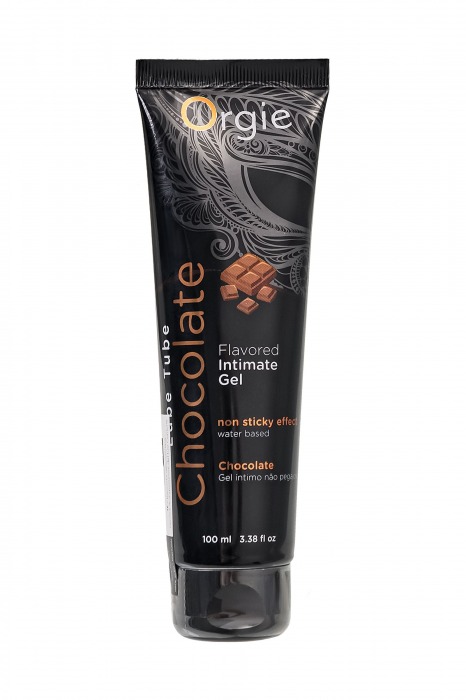 Интимный гель на водной основе Lube Tube Chocolate с шоколадным вкусом - 100 мл. - ORGIE - купить с доставкой в Сергиевом Посаде