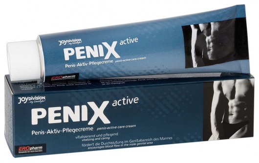 Возбуждающий крем для мужчин PeniX active - 75 мл. - Joy Division - купить с доставкой в Сергиевом Посаде