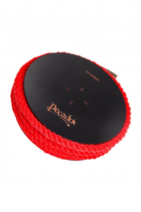 Красная веревка для шибари на катушке - 10 м. - Pecado - купить с доставкой в Сергиевом Посаде