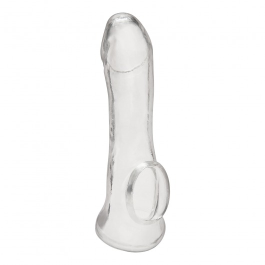 Прозрачная насадка на пенис Transparent Penis Enhancing Sleeve Extension - 15,9 см. - BlueLine - в Сергиевом Посаде купить с доставкой