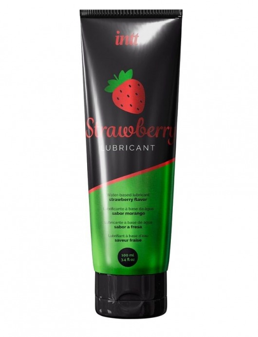 Смазка на водной основе с ароматом клубники Strawberry Lubricant - 100 мл. - INTT - купить с доставкой в Сергиевом Посаде