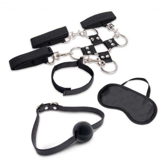 Набор для фиксации из 7 предметов Hogtie   Ball Gag Kit - Lux Fetish - купить с доставкой в Сергиевом Посаде