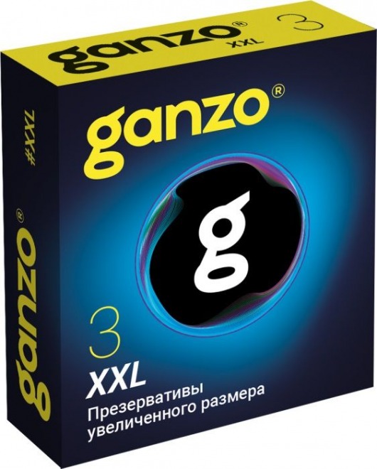 Презервативы увеличенного размера Ganzo XXL - 3 шт. - Ganzo - купить с доставкой в Сергиевом Посаде