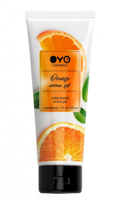 Лубрикант на водной основе OYO Aroma Gel Orange с ароматом апельсина - 75 мл. - OYO - купить с доставкой в Сергиевом Посаде