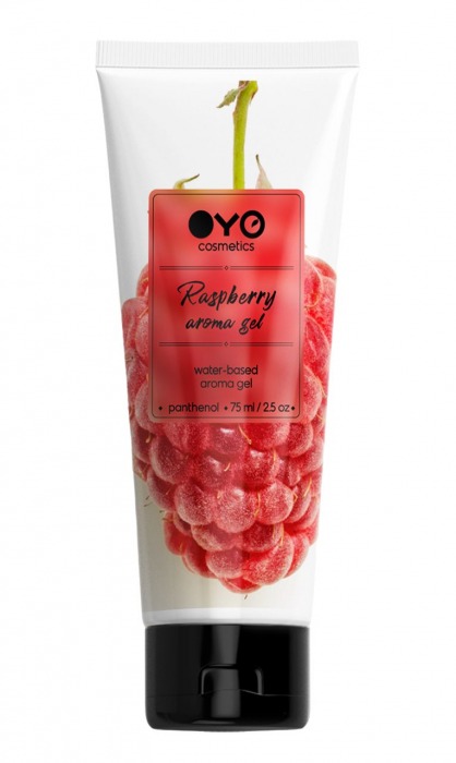 Лубрикант на водной основе OYO Aroma Gel Raspberry с ароматом малины - 75 мл. - OYO - купить с доставкой в Сергиевом Посаде