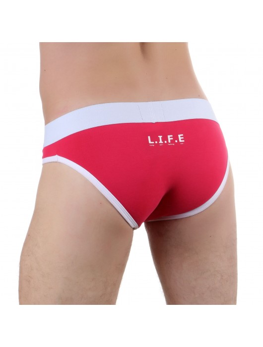 Розовые мужские трусы-слипы L.I.F.E. - Boefje купить с доставкой