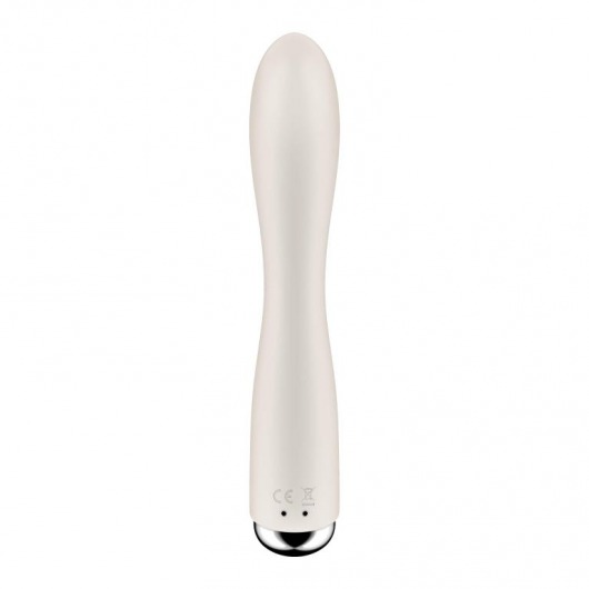 Телесный вибратор-кролик с ротацией Spinning Rabbit 1 - 20 см. - Satisfyer