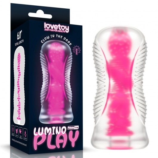 Светящийся в темноте мастурбатор 6.0 Lumino Play Masturbator - Lovetoy - в Сергиевом Посаде купить с доставкой