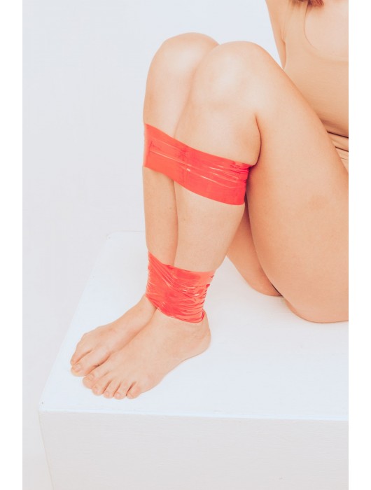 Красная бондажная лента Endorphin - Lola Games - купить с доставкой в Сергиевом Посаде