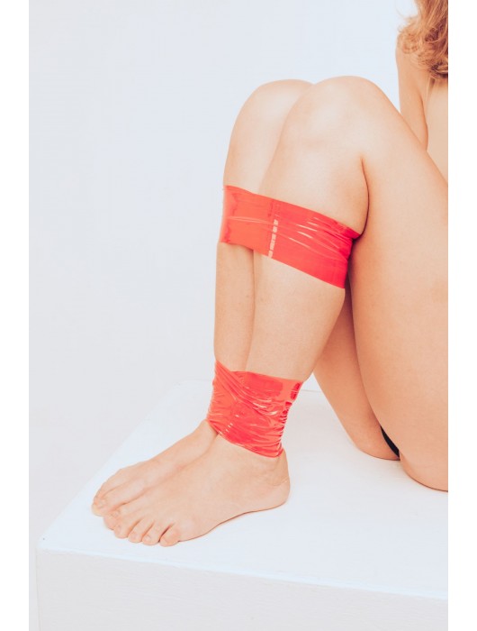 Красная бондажная лента Endorphin - Lola Games - купить с доставкой в Сергиевом Посаде