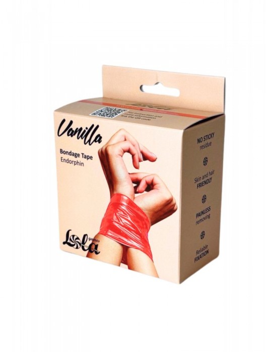 Красная бондажная лента Endorphin - Lola Games - купить с доставкой в Сергиевом Посаде