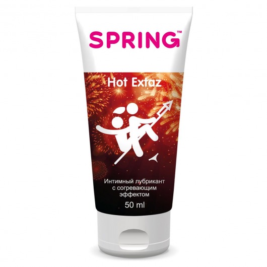 Согревающие интимный лубрикант Spring Hot Extaz - 50 мл. - SPRING - купить с доставкой в Сергиевом Посаде