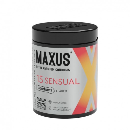 Анатомические презервативы MAXUS Sensual - 15 шт. - Maxus - купить с доставкой в Сергиевом Посаде