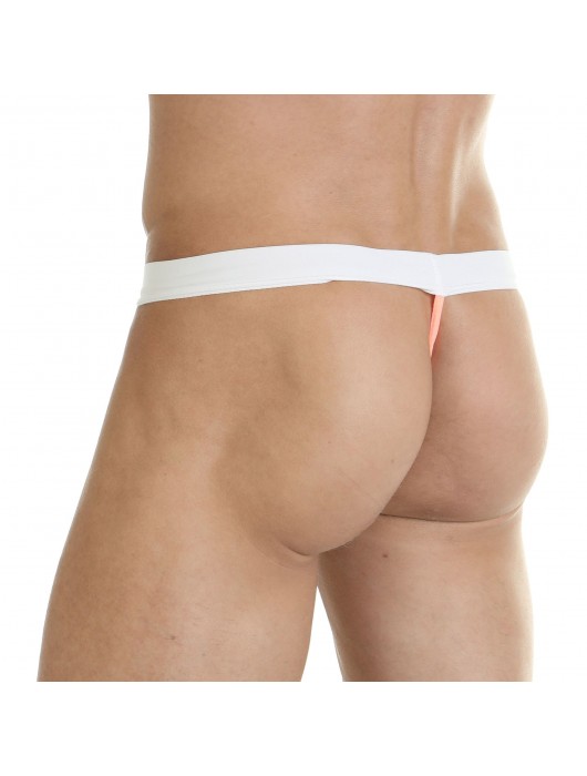 Черные трусы-стринги с поясом-резинкой и контрастной отделкой - VAN BAAM купить с доставкой