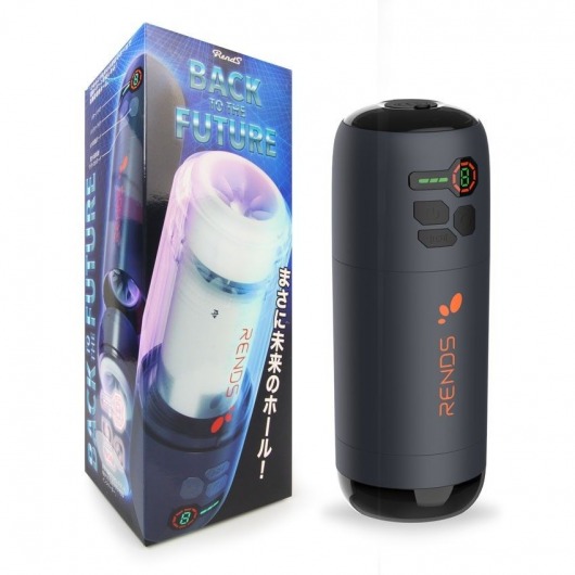 Черный вибромастурбатор Back To The Future - Rends - в Сергиевом Посаде купить с доставкой