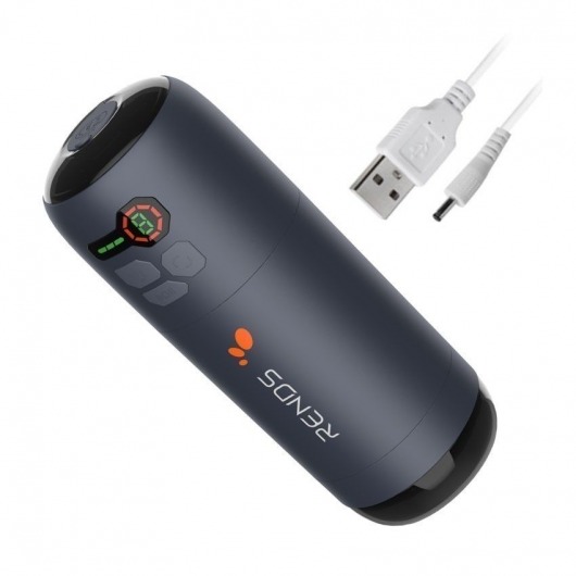 Черный вибромастурбатор Back To The Future - Rends - в Сергиевом Посаде купить с доставкой