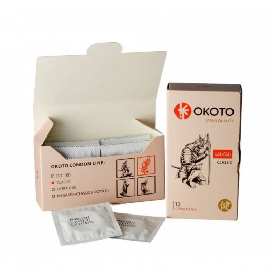 Презервативы OKOTO Classic - 12 шт. - Sitabella - купить с доставкой в Сергиевом Посаде