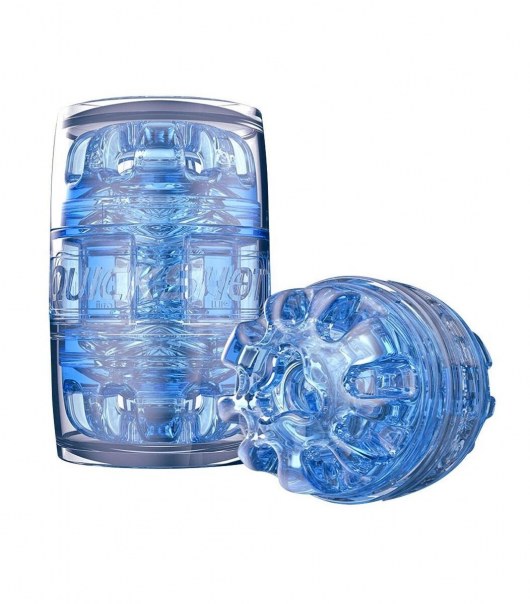 Мастурбатор Fleshlight Quickshot Turbo Blue Ice - Fleshlight - в Сергиевом Посаде купить с доставкой