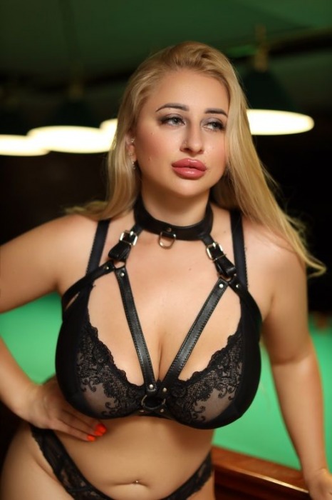 Черная кожаная сбруя с ошейником plus size из нежной кожи - БДСМ Арсенал - купить с доставкой в Сергиевом Посаде
