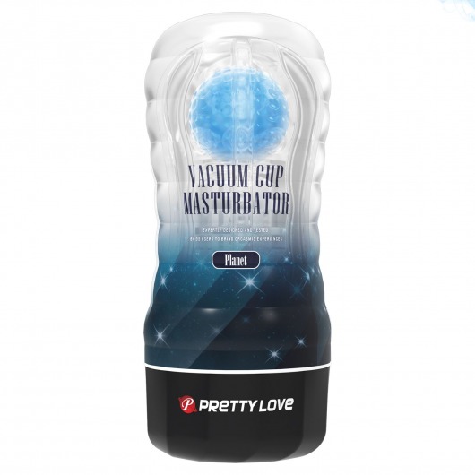 Прозрачный текстурированный мастурбатор Vacuum Cup Masturbator Planet - Baile - в Сергиевом Посаде купить с доставкой