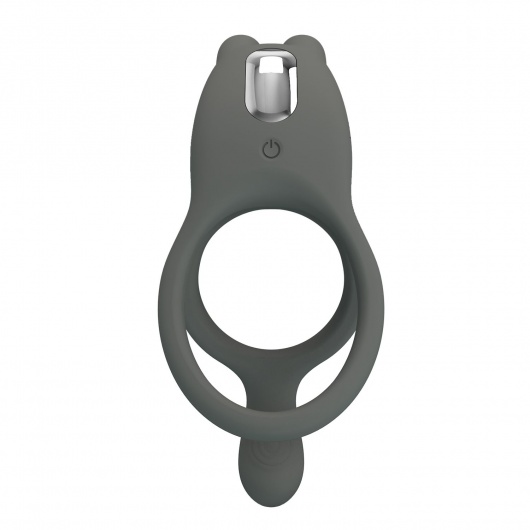 Серое эрекционное виброкольцо Dwayne - Baile - в Сергиевом Посаде купить с доставкой