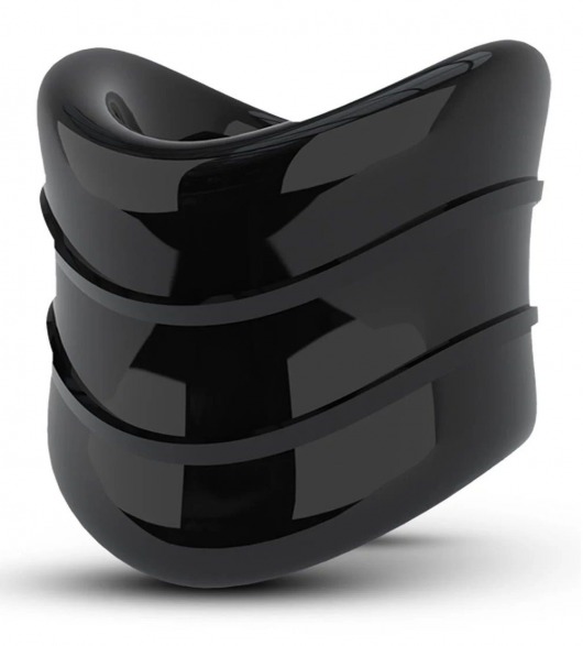 Черное эрекционное кольцо на мошонку Beef Ball Stretcher Snug X Long - Blush Novelties - в Сергиевом Посаде купить с доставкой