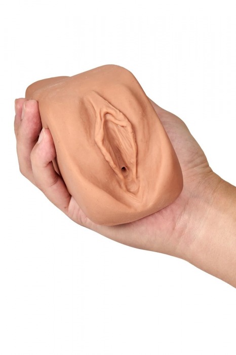 Маструбатор-вагина с вибрацией Soft   Wet Renata Realistic Tan Masturbator - Blush Novelties - в Сергиевом Посаде купить с доставкой