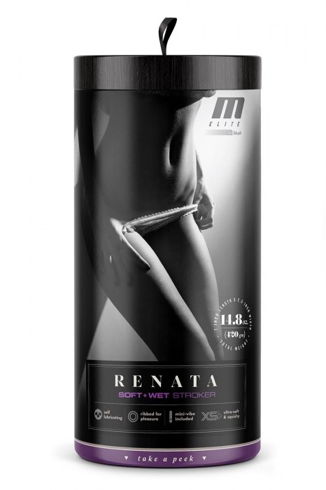 Маструбатор-вагина с вибрацией Soft   Wet Renata Realistic Tan Masturbator - Blush Novelties - в Сергиевом Посаде купить с доставкой
