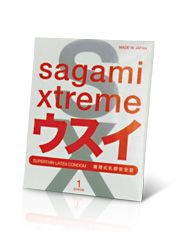 Ультратонкий презерватив Sagami Xtreme SUPERTHIN - 1 шт. - Sagami - купить с доставкой в Сергиевом Посаде