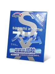 Презерватив Sagami Xtreme FEEL FIT 3D - 1 шт. - Sagami - купить с доставкой в Сергиевом Посаде