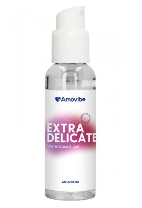 Гель на водной основе Amovibe Extra Delicate - 100 мл. - Amovibe - купить с доставкой в Сергиевом Посаде