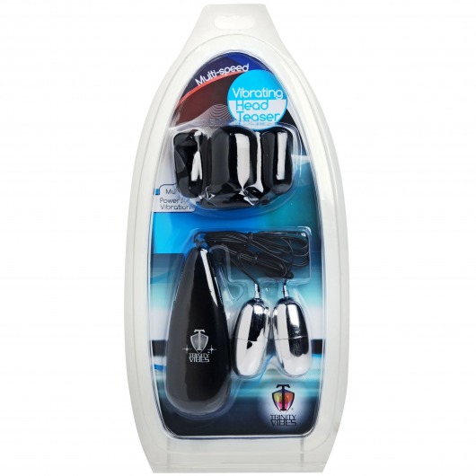 Черная стимулирующая насадка для головки полового члена Multi Speed Vibrating Penis Head Teaser - XR Brands - в Сергиевом Посаде купить с доставкой