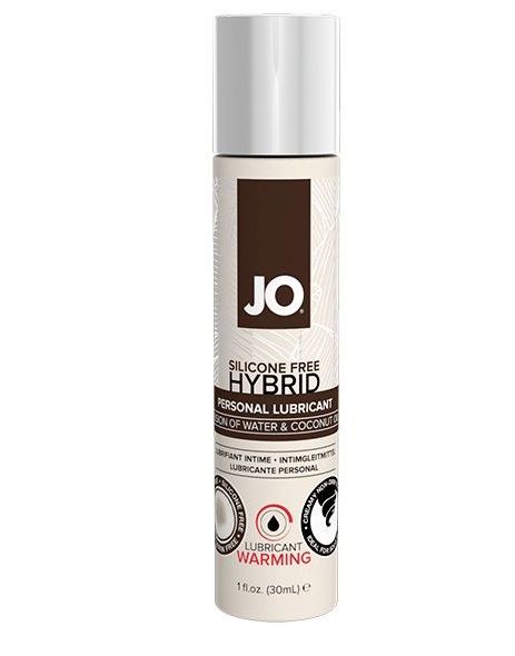 Водно-масляный лубрикант с разогревающим эффектом JO Silicone Free Hybrid Lubricant WARMING  - 30 мл. - System JO - купить с доставкой в Сергиевом Посаде