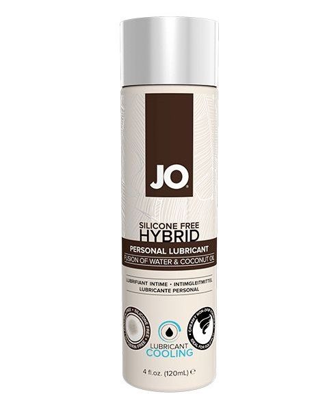 Водно-масляный лубрикант с охлаждающим эффектом JO Silicon free Hybrid Lubricant COOLING - 120 мл. - System JO - купить с доставкой в Сергиевом Посаде