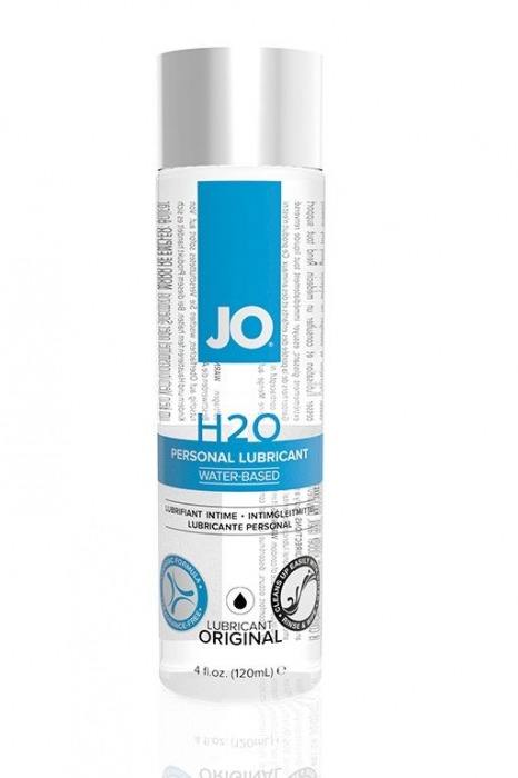 Нейтральный лубрикант на водной основе JO Personal Lubricant H2O - 120 мл. - System JO - купить с доставкой в Сергиевом Посаде