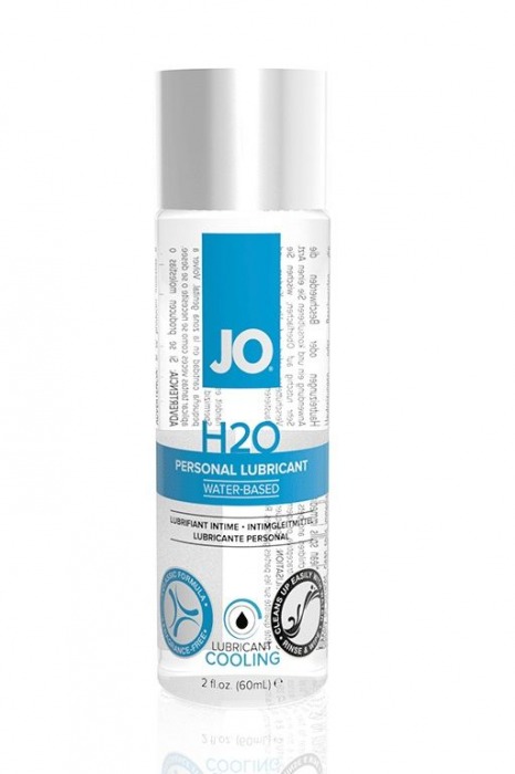 Охлаждающий лубрикант на водной основе JO Personal Lubricant H2O COOLING - 60 мл. - System JO - купить с доставкой в Сергиевом Посаде