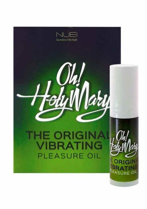 Масло унисекс с эффектом вибрации Oh! Holy Mary - 6 мл. - Nuei cosmetics - купить с доставкой в Сергиевом Посаде