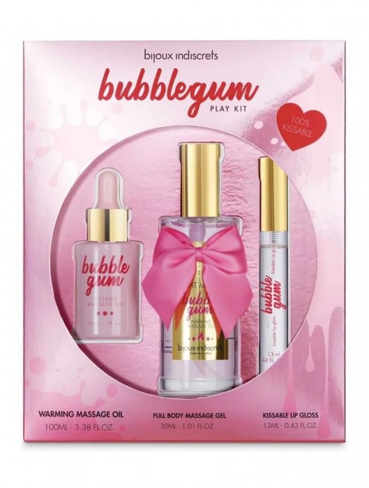 Набор средств для массажа и ласк Bubblegum Play Kit - Bijoux Indiscrets - купить с доставкой в Сергиевом Посаде