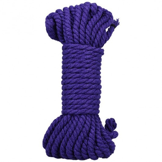 Фиолетовая верёвка для связывания и фиксации Bind Tie - 9,14 м. - Doc Johnson - купить с доставкой в Сергиевом Посаде