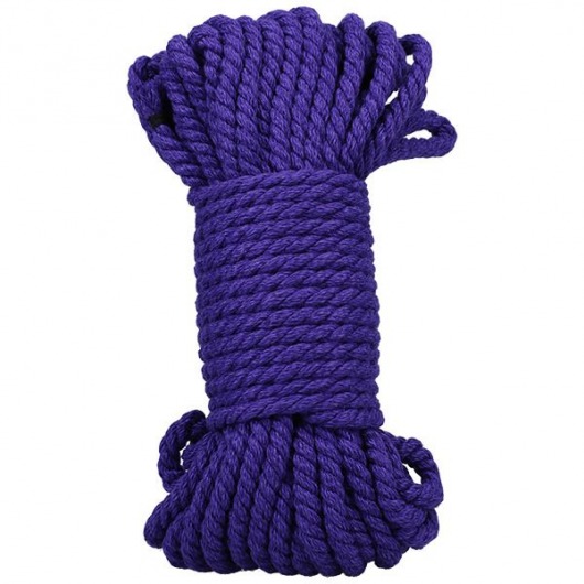 Фиолетовая верёвка для связывания и фиксации Bind Tie - 15,24 м. - Doc Johnson - купить с доставкой в Сергиевом Посаде