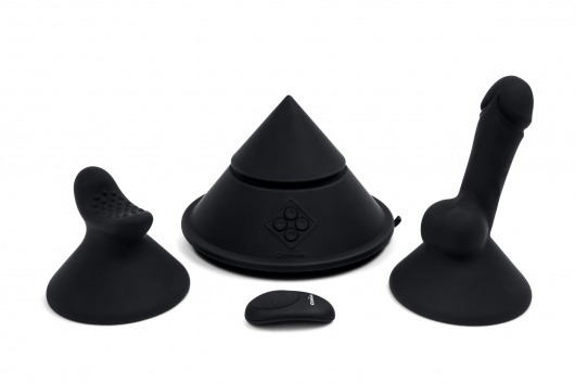 Конусный вибромассажер Cowgirl Cone с 2 насадками - CowGirl - купить с доставкой в Сергиевом Посаде