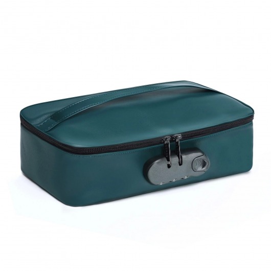 Зеленая сумочка для хранения игрушек Discreet Box - Dorcel - купить с доставкой в Сергиевом Посаде