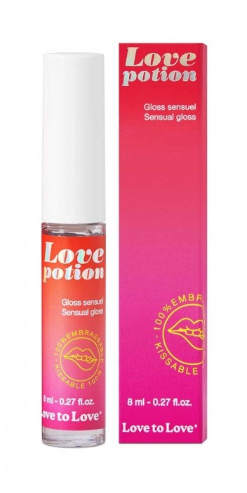 Возбуждающий блеск для губ Love Potion - 8 мл. - Love to Love - купить с доставкой в Сергиевом Посаде