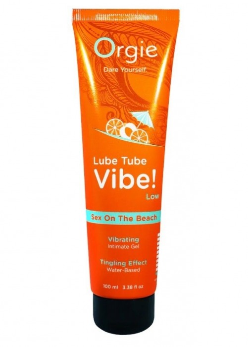 Гель с эффектом вибрации Lube Tube Vibe Low Sex On The Beach - 100 мл. - ORGIE - купить с доставкой в Сергиевом Посаде