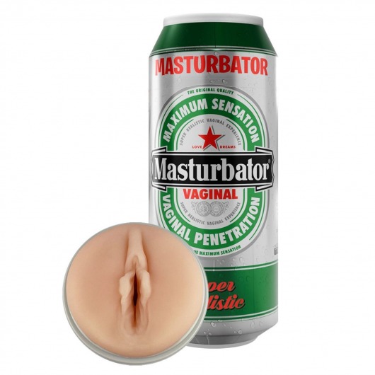 Мастурбатор-вагина Heineken Vagina II - Adrien Lastic - в Сергиевом Посаде купить с доставкой