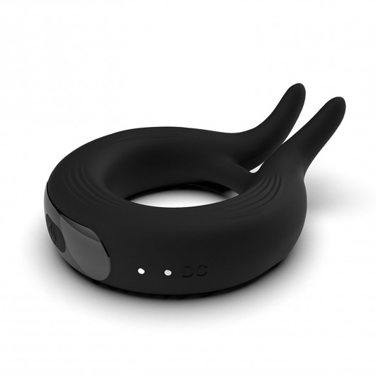 Черное эрекционное кольцо Marry Me Rechargeable Vibrating Cockring - Adrien Lastic - в Сергиевом Посаде купить с доставкой