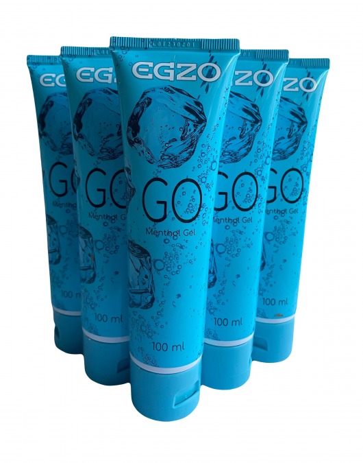 Набор из 5 пролонгирующих лубрикантов на водной основе Egzo Go (по 100 мл.) - EGZO - купить с доставкой в Сергиевом Посаде